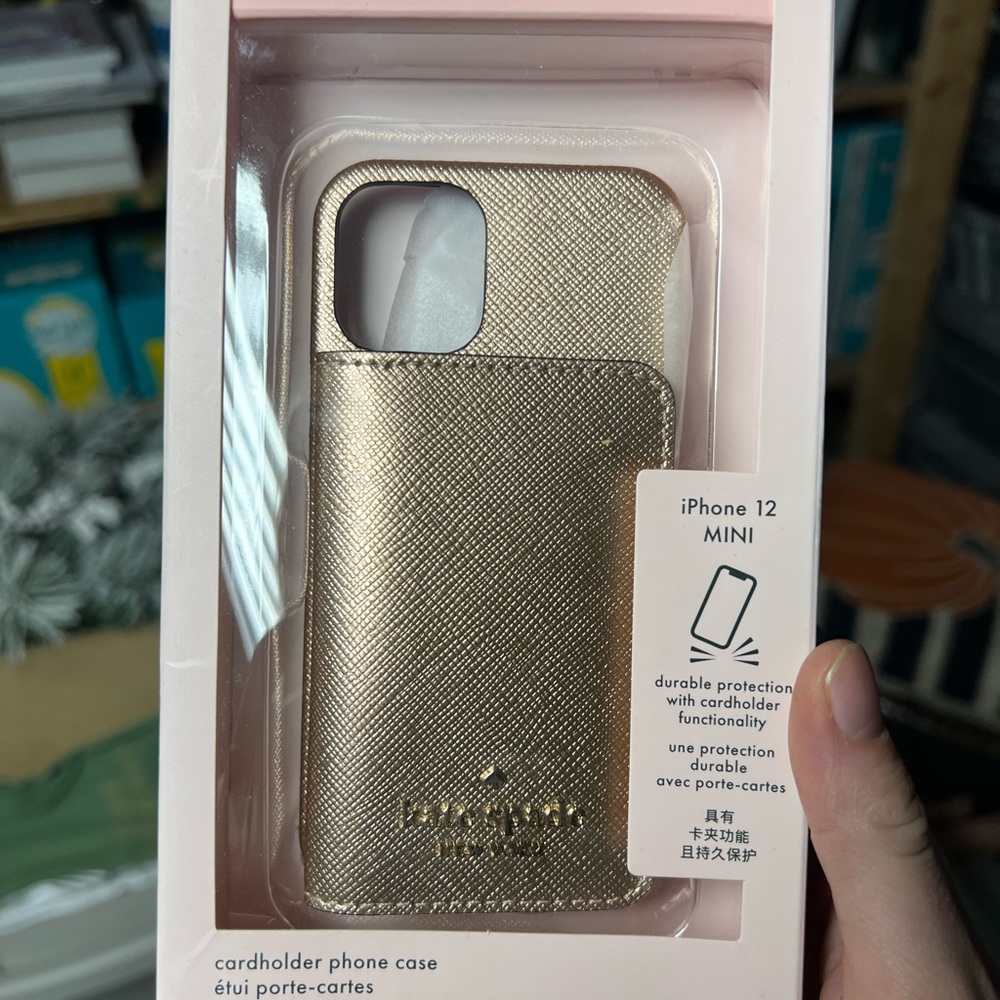 Kate spade phone case rose gold